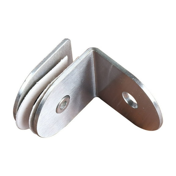 OULII Adjustable Stainless Steel Glass Clamp Bracket for Window Glass Fixation