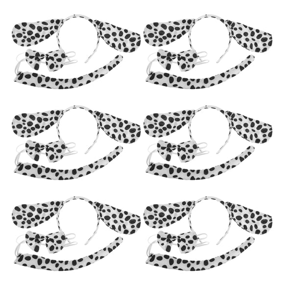 OULII Cosplay Dog Ears Costume Accessory for All Ages in Party 6 Sets