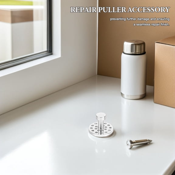 OULII Aluminum Alloy Car Dent Puller Repair Kit with Slide Hammer Accessory for Quick Auto Body Fixes Silver