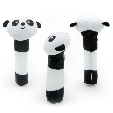 SOFT RATTLE TOY Squeaker Toy Rattle Develop Motor Skills Soft Cartoon
