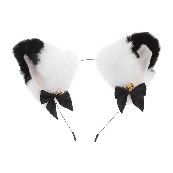 OULII Cute Fox Ears Headband Soft Fabric Iron Material Party Decoration