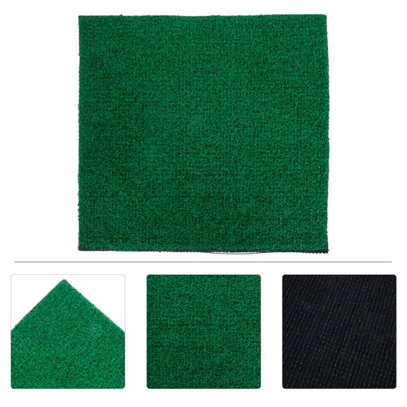 OULII Artificial Grass Turf Dark Green for Flowerpot Mat and Turtle Drying Table