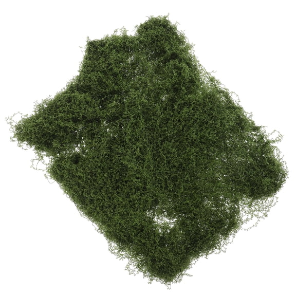OULII Artificial Moss Mat, Green Yarn Craft Moss for Terrarium, , Floral Arrangement, Indoor Home Decor, 60g