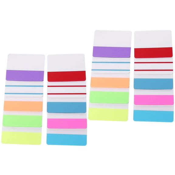 OULII Assorted Color Reading Strips Book Tabs with Transparent Design for Home Use