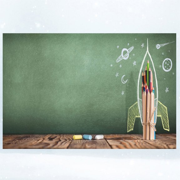 OULII Attractive Olive Green Graduation Theme Photo Backdrop with Premium Vinyl Material
