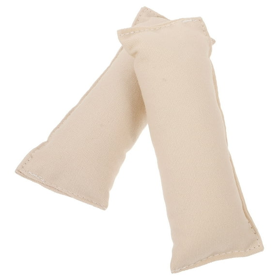 OULII 2Pcs White Computer Elbow Mat Comfortable Wrist Support for Office Desk Use