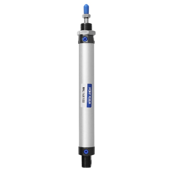 OULII Back to School Linear Motion Air Cylinder Pneumatic Cylinder Aluminum Alloy 1Set for Robotics Applications