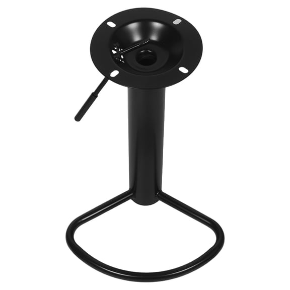 OULII Bar Stool Chair Replacement Base with Footrest Support and Silent Swivel