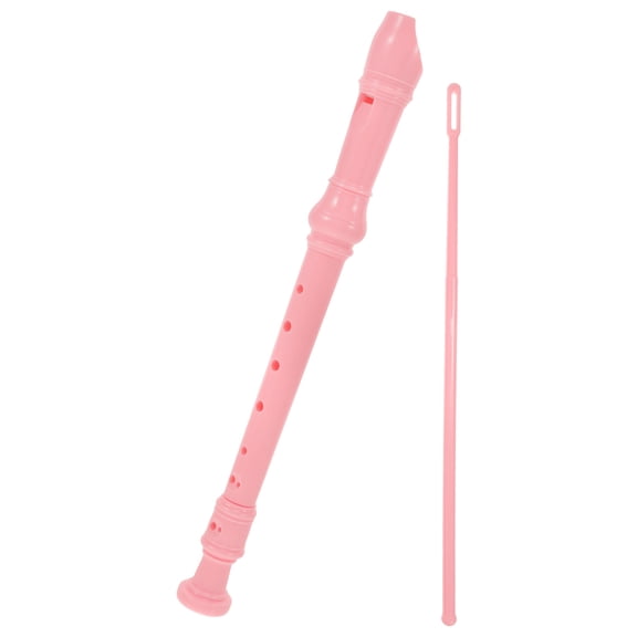 OULII Soprano Recorder for Beginners, German Style PVC Musical Instrument, 1 Set Ideal for Learning and Practice