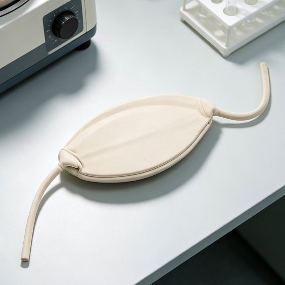 OULII Beige Rubber Gas Collection Bladder for Laboratory Sampling and Environmental Testing