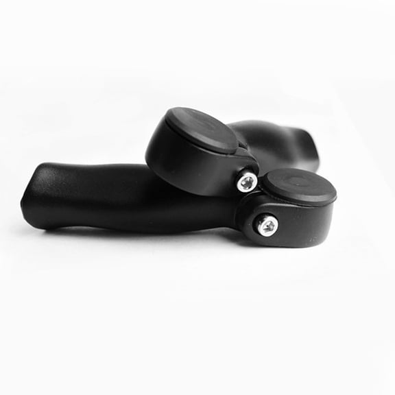 OULII Black Aluminum Alloy Bike Handlebar Vice, Lightweight Design, Easy to Install, 1 Pair