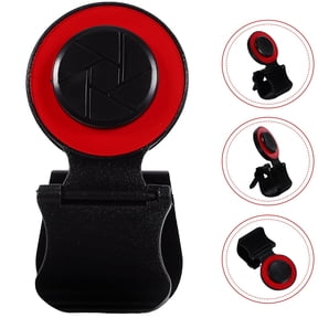 OULII Black Mobile Game Controller with Aim Key and Trigger Bracket for Accurate Shooting Games