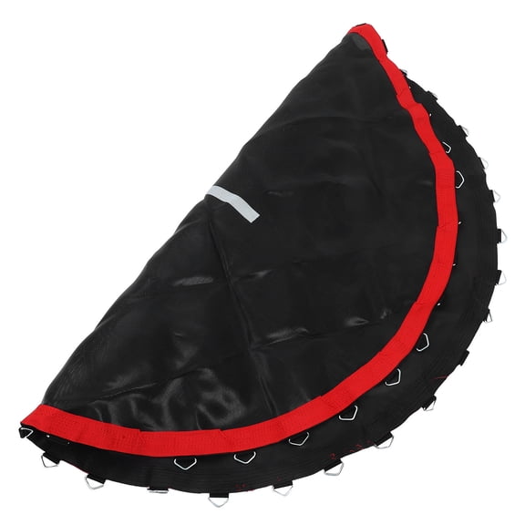 OULII High Elastic Round Black Trampoline Mat Replacement Durable for Indoor Outdoor Fitness Accessories
