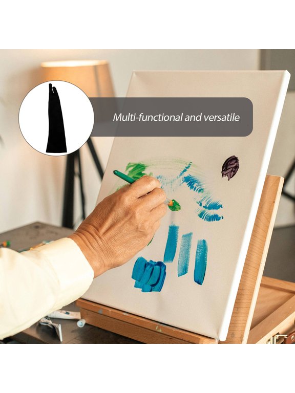 Black Sketching Glove for Digital Drawing with Breathable Fabric and Enhanced Grip for Artists