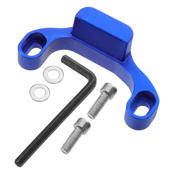 OULII Car Gear Shift Stop Blue Aluminum Alloy Shifter Stabilizer for Manual Transmission
