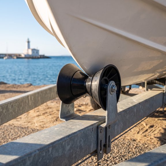OULII Boat Trailer Roller with Durable Polyurethane for Smooth Outdoor Marine Trailering
