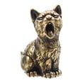 thumbnail image 1 of OULII Cat Backpack Pendants Brass Cat Figurine Keychain for Personal Accessory 1Pack, 1 of 7