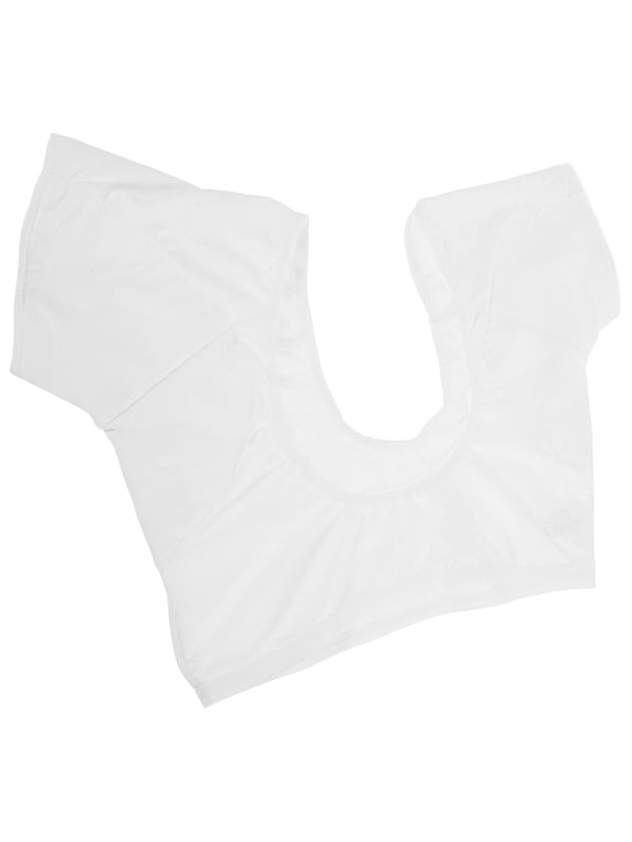 Breathable Athletic Vest with Underarm Sweat Pads, Stylish White Mesh Fabric for Workout and Sports