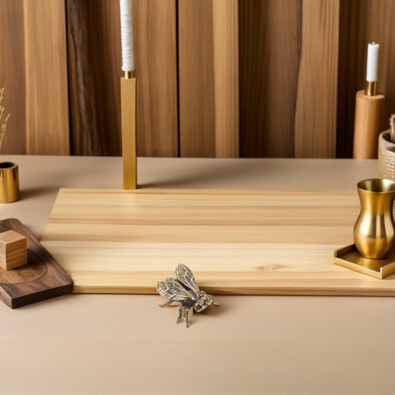 OULII Brass Vintage Drawer Knobs Metal Handles for Cabinets Dresser Cupboard