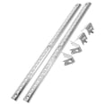 thumbnail image 1 of OULII Refrigerator Shelf Support Bar Silver Heavy-Duty Stainless Steel for Storage 1Set, 1 of 8