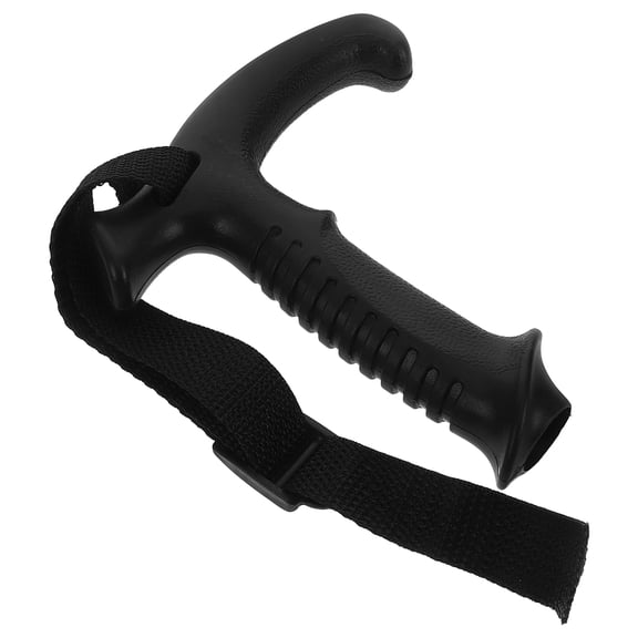 OULII  Trekking Pole Handle Black Plastic Stable Support for Playing