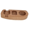 thumbnail image 1 of OULII Natural Wood Egg Holder Tray Brown Deviled Egg Platter for Home Kitchen Cheese Serving Display, 1 of 8