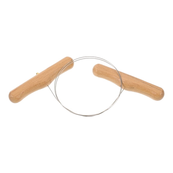 OULII Pottery Clay Wire Tool with Wooden Handle for Precision Cutting in Ceramic Sculpting and Modeling