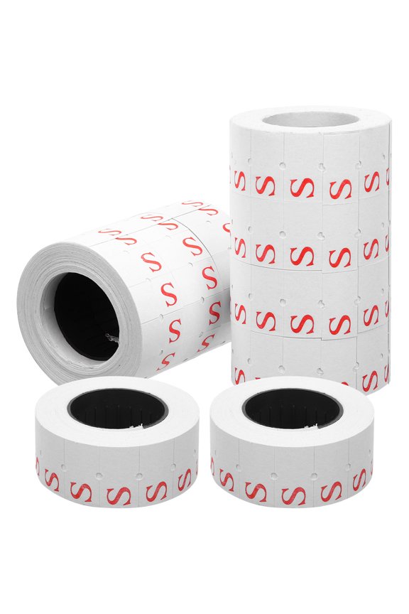 Clothing Size Stickers White Adhesive Labels for Organizing T Shirts Sweaters Coats