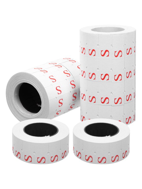 Clothing Size Stickers White Adhesive Labels for Organizing T Shirts Sweaters Coats