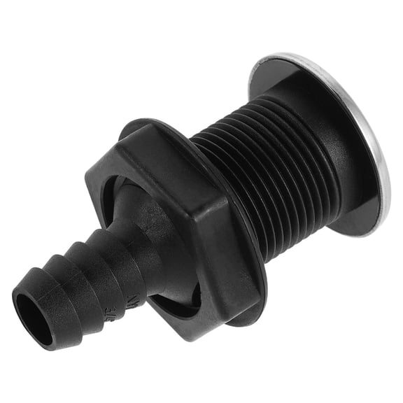 OULII Corrosion Resistant Stainless Steel and Nylon Boat Drain Scupper with Straight Barb Connector