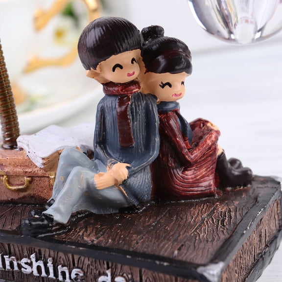 OULII Red Bedside Lamp Couple Night Light Romantic Decorative Light for Bedroom Atmosphere