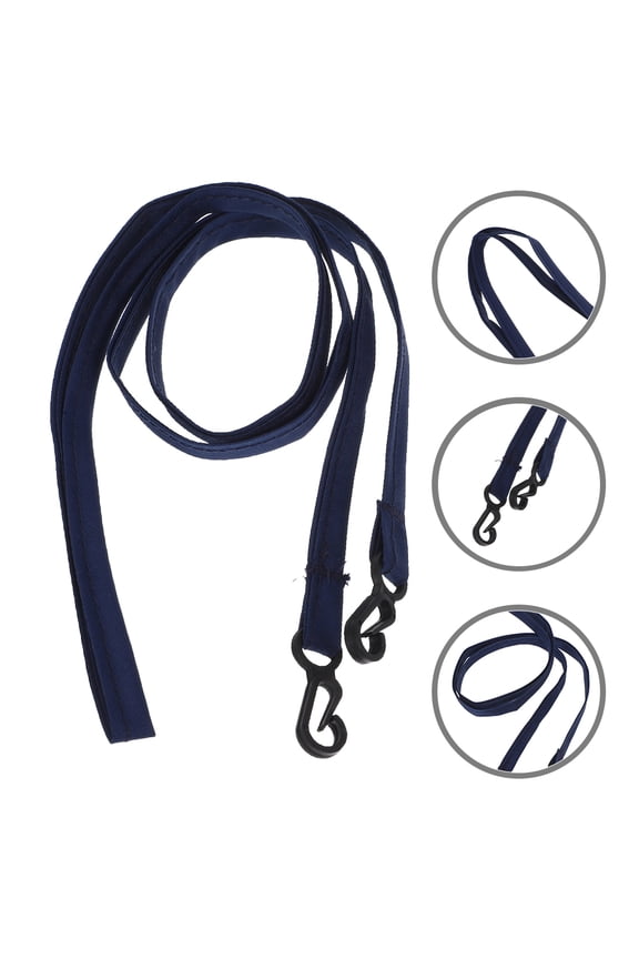 5Pcs Anti-Lost Glove Straps Dark Blue Elastic Holders for Skiing and Snowboarding