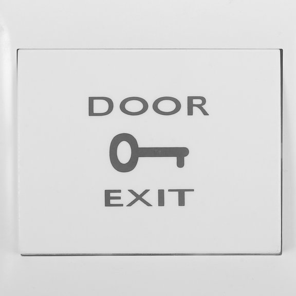 OULII White Door Exit Release Button for Home Security System with Push and Three Output Connections