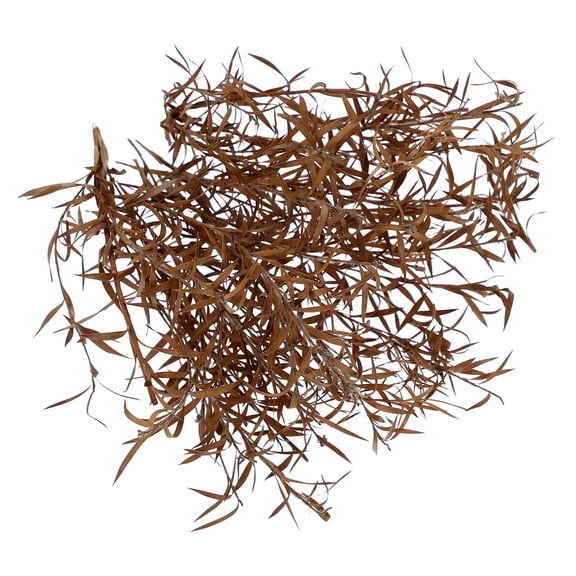 OULII Dried Bush Model Miniature Plant Khaki Grass Indoor Use 1Set