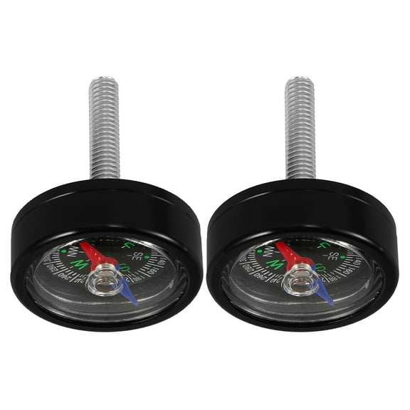 OULII 2 Sets Portable Bike Compass: Compact Cycling Compass for Outdoor Adventure Navigation