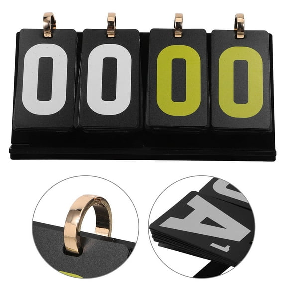 OULII Durable Multi-Color Acrylic Competition Scoreboard, Easy to Use and Portable