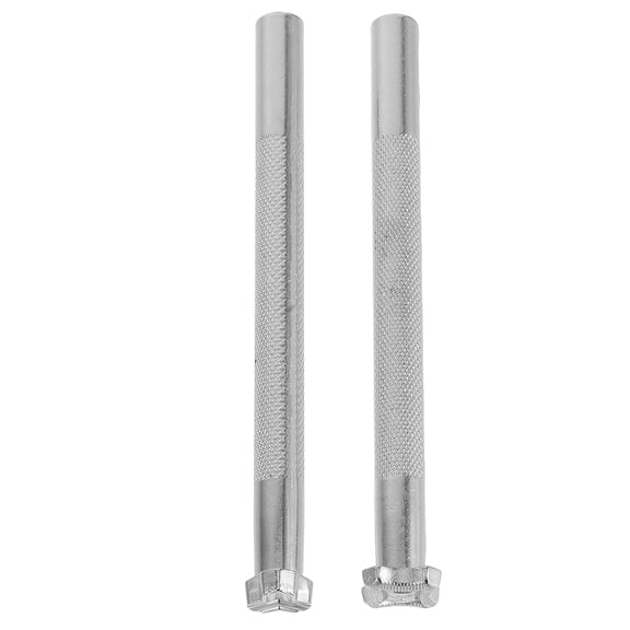 OULII 2-Piece Zinc Alloy Edge Patterned Tapping Tools Set for Art and Craft Projects