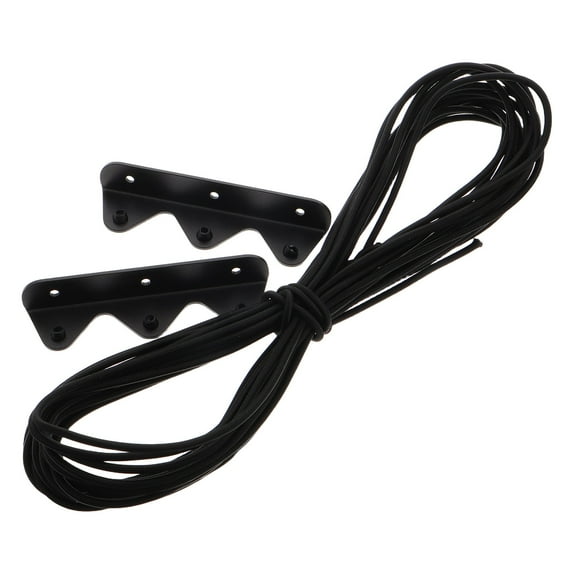 OULII Elastic RV Accessory Set Stainless Steel Mooring Ropes and Bungee Cord for Boat Trailer and Camper Stabilization