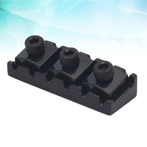 OULII Electric Guitar Tremolo System with Locking Nut and Mounting Screws Black