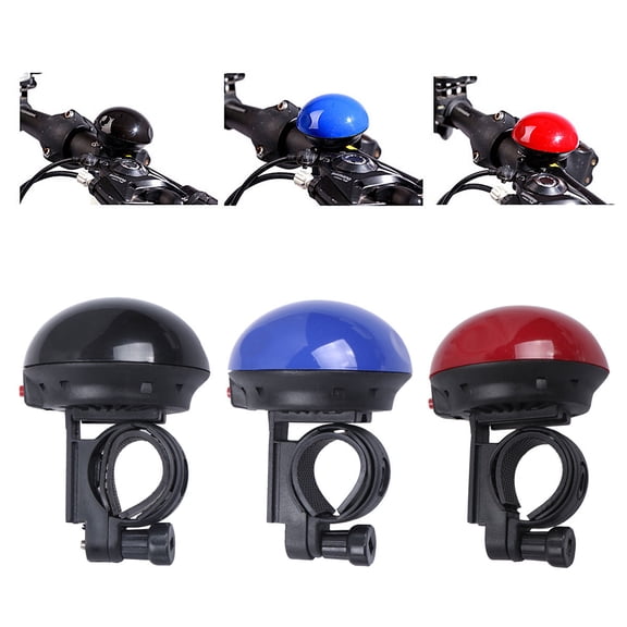 OULII Electricbicycle Bells Blue Mushroom Style Loud Ring Horn for Bike Scooter Cart Use