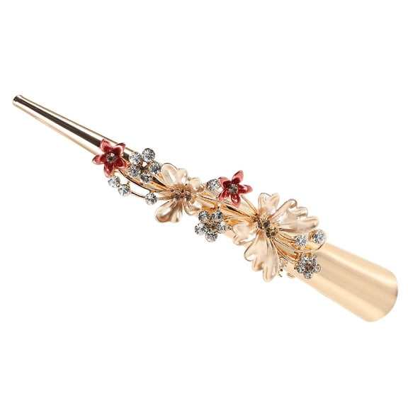 OULII 1Pack Cute Duck Bill Hair Accessory in Coffee Color Designed for Women's Party Hairstyling