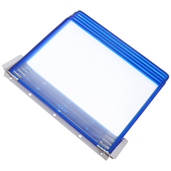 OULII Blue Hanging File Holder Wall Mount for Home Office Document Storage