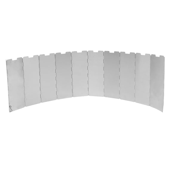 OULII Foldable Aluminum Camping Stove Windscreen Wind Deflector for Propane Heater Outdoor Use