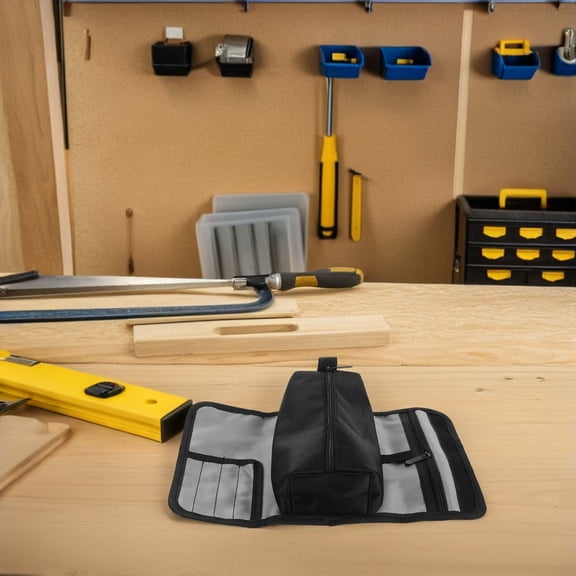 OULII Multi Compartment Utility Tool Bag for Electricians with Compact Design
