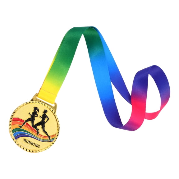 OULII Sports Award Medals with Neck Ribbon for Track and Marathon Events