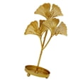 thumbnail image 1 of OULII 1Pc Golden Jewelry Tray with Leaf Shape Iron Frame Environmentally Friendly Paint, 1 of 5
