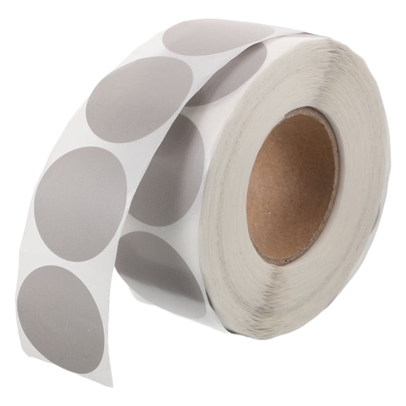 OULII Grey Circle Sticker Dots Strong Adhesion Weather Resistant for Office and Outdoor Use