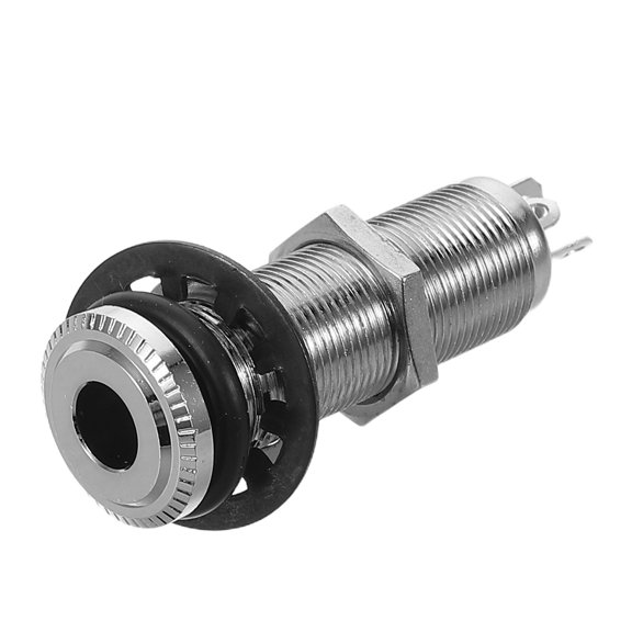 OULII Bass Guitar Replacement Jack Brass Input Plug with Easy Installation and Clear Sound