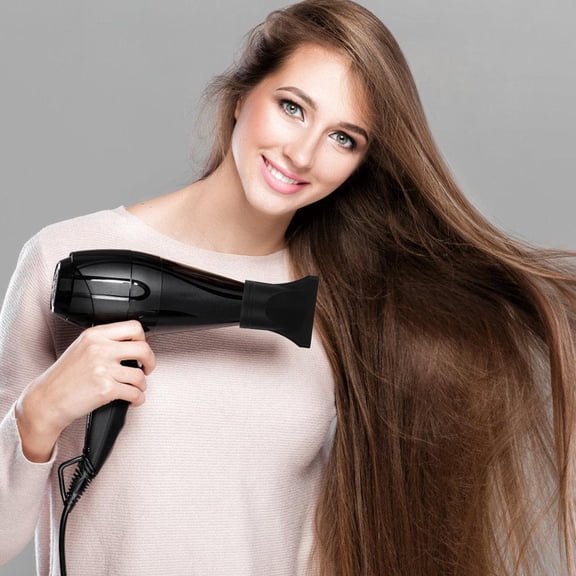 OULII Hair Dryer Concentrator Nozzle Black Durable Material for Home Even Airflow