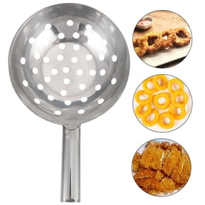 OULII Stainless Steel Kitchen Strainer Plated Filtering Sieve for Home Cooking and Food Preparation 1 Piece